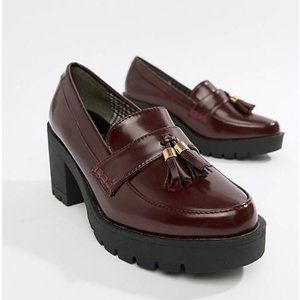 Heeled Chunky Loafers